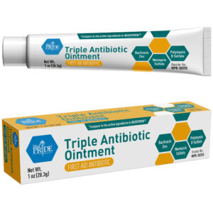 Tube and box of Triple Antibiotic Ointment by Pfizer.