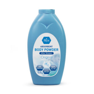 Bottle of Johnson's Baby Powder in Classic scent.