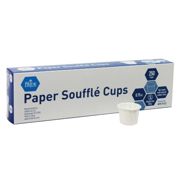 Box of Nik Paper Soufflé Cups for small servings.
