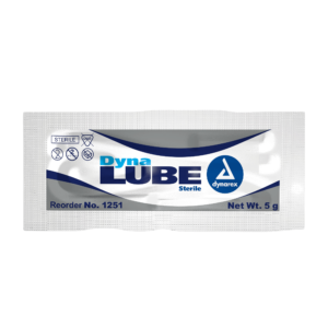 Tube of DYN LUBE grease, 5g, in silver and blue packaging.