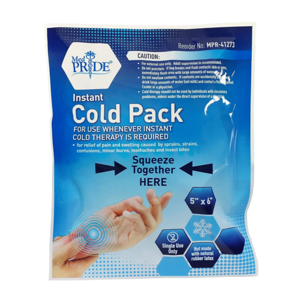 MedPride Instant Cold Pack – 5” x 6”