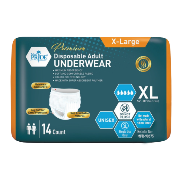 MedPride Disposable Adult Underwear – X-Large