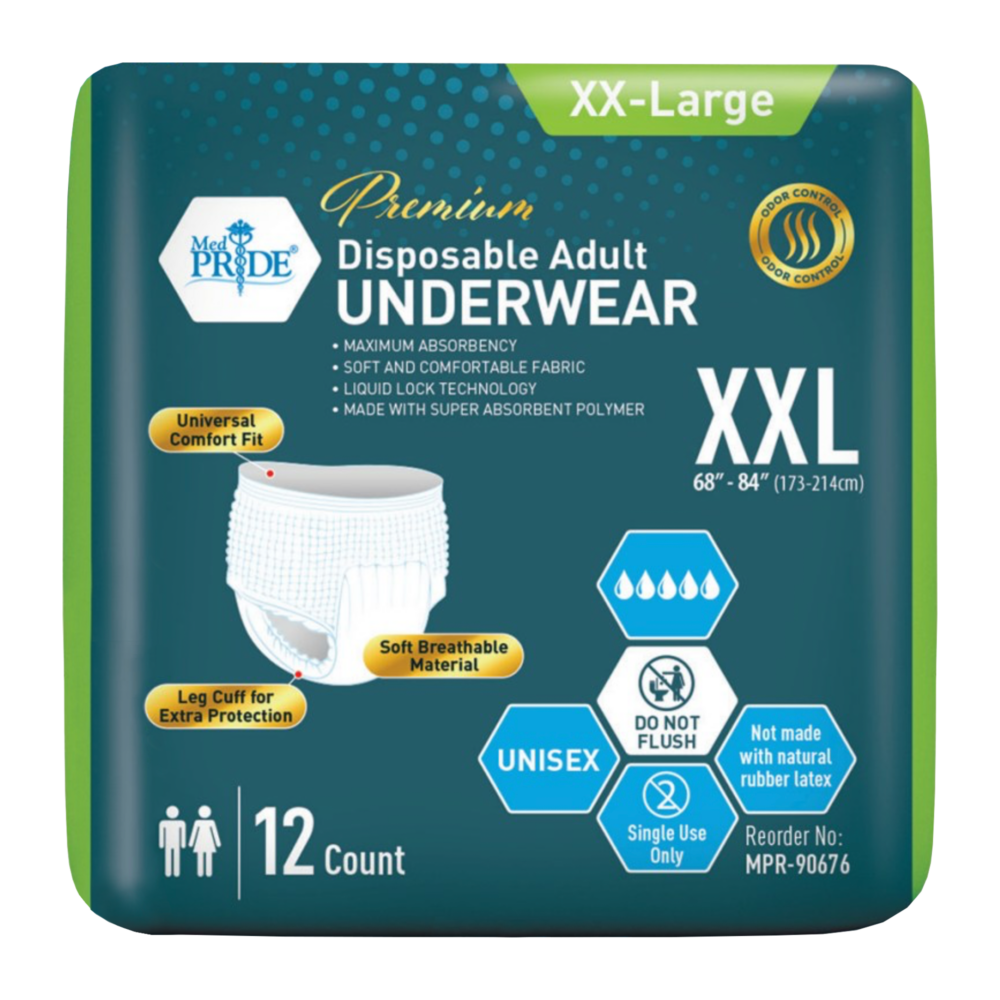 MedPride Disposable Adult Underwear – XX-Large