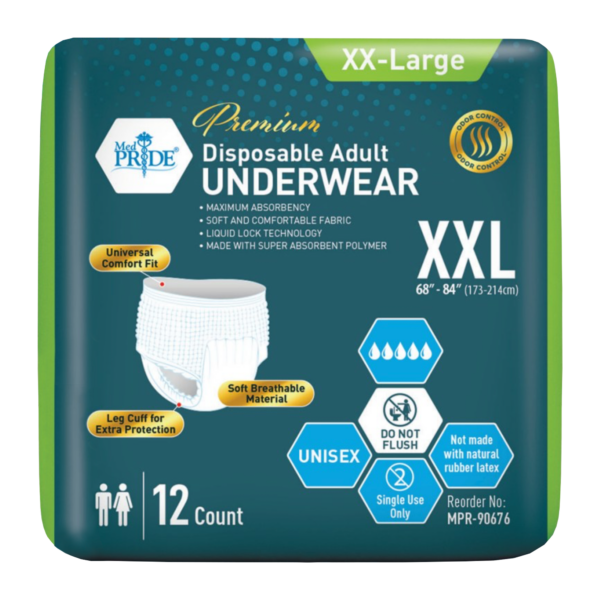 MedPride Disposable Adult Underwear – XX-Large