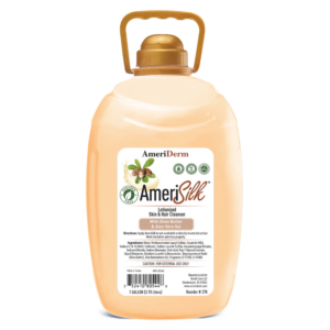 Large bottle of AmeriGel hand sanitizer with aloe and vitamin E.