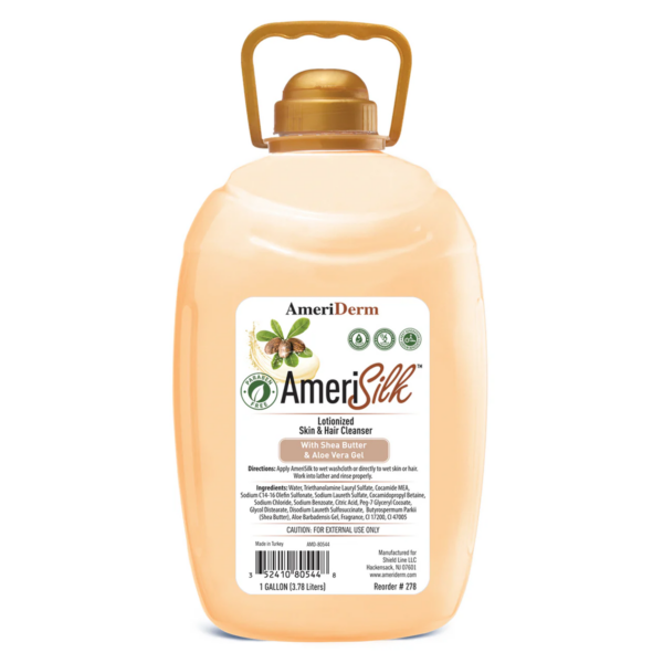 Large bottle of AmeriGel hand sanitizer with aloe and vitamin E.