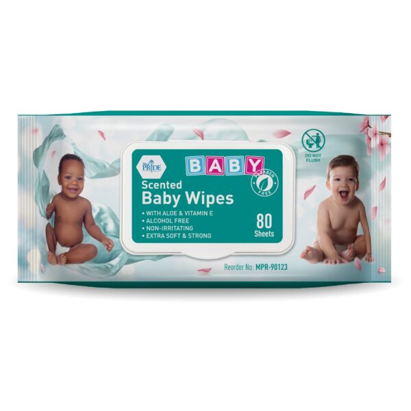 MedPride Baby Wipes – 6” x 7.5” Scented