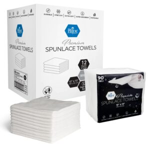 MedPride Premium Spunlace Towels – 12” x 13” Qtr Fold